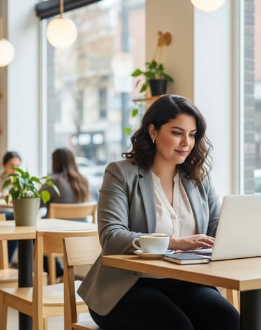 Profesional estudiando y trabajando online desde en la UTN Avellaneda