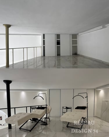 Architevte pour rénover un salon de coiffure Annemmasse