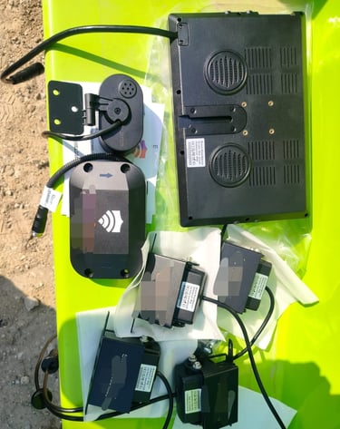 ShieldSensor wireless backup camera system with 9-inch monitor and waterproof radar sensors.