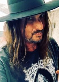 Mark Knight of Bang Tango playing his custom Tumbleweed Electric Guitar