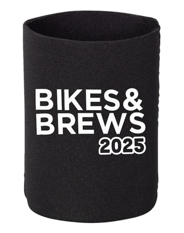 2025 Bikes & Brews koozie