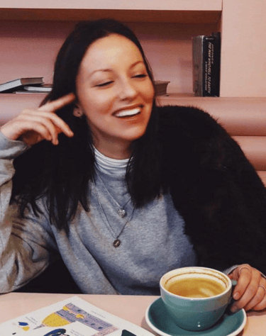 woman laughing