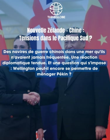 nouvelle zelande chine géopolitique tension pacifique pekin destroyer