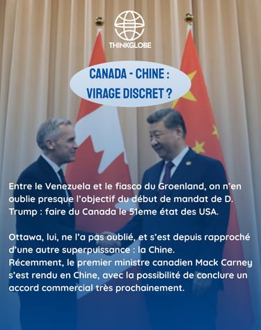 canada chine géopolitique tensions venezuela USA Trump