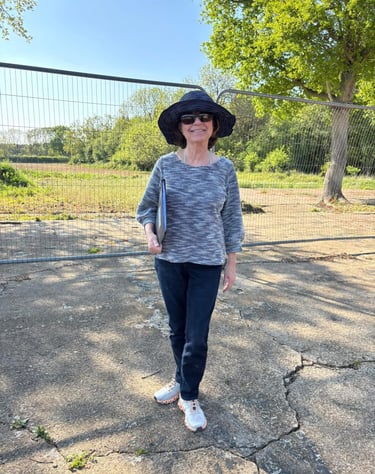 Lynne from the USA, private tour  at Grafton Underwood