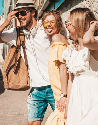 Traveler at exotic port on world cruise – Mediterranean cruise specialist