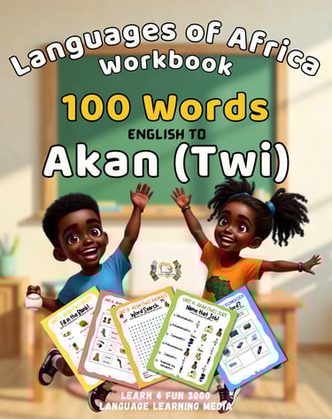 100 Akan (Twi) Words Workbook
