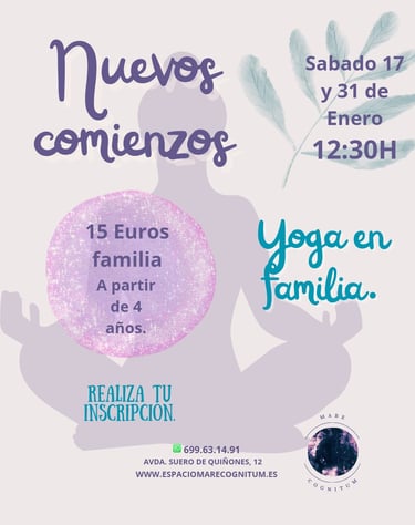 yoga familia león espacio mare cognitum leon