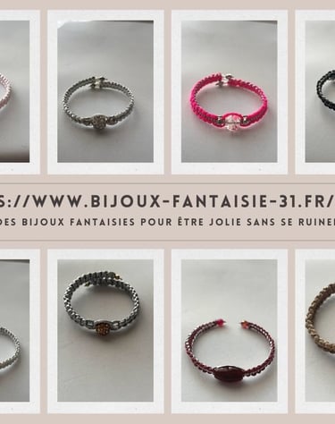 des bracelets style shamballa