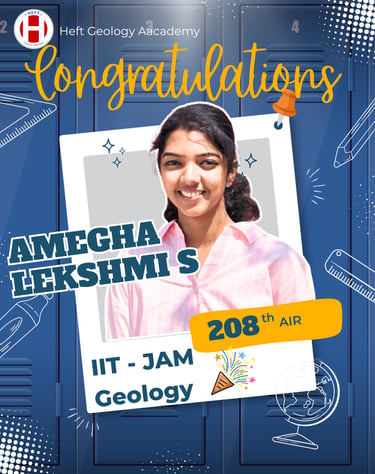 IIT JAM Geology result