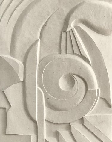 bas relief sculpted plaster