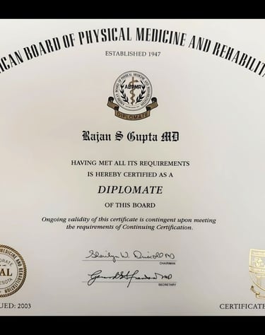 Physical Medicine & Rehabilitation Board Certification