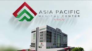 Asia Pacific Medical Center Iloilo hospital building exterior with company logo and branding.