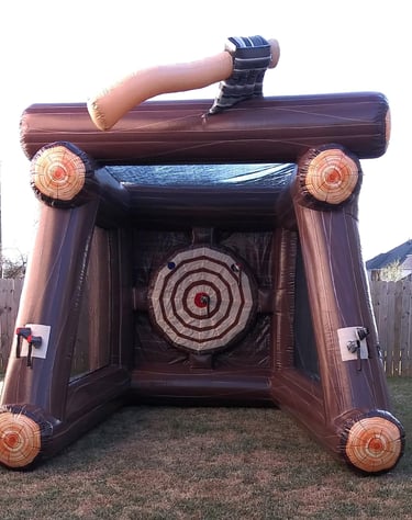 AXE THROWING. Bookings 832-216-8423