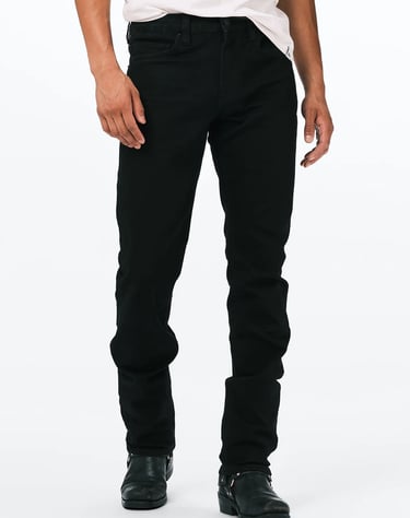 slim fit ash black jeans for men