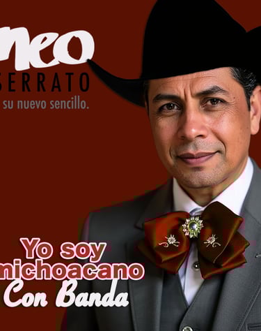 Neo Serrato, con banda.