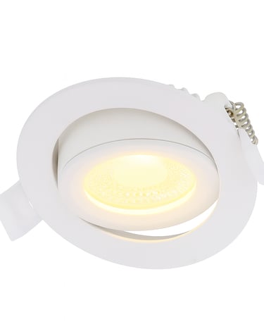 witte 6W kantelbaar, 3 lichtkleuren IP 65