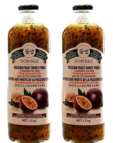 vonbee passion fruit honey puree