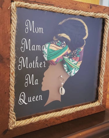 shadow box DIY gift idea for mom