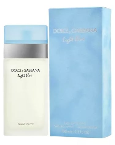 O perfume Light Blue feminino