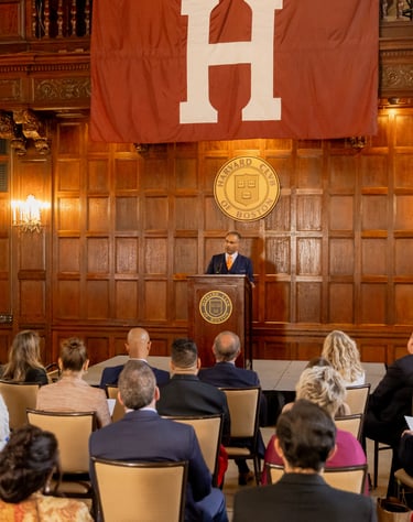 Nadeem Azhar at Harvard Club of Boston