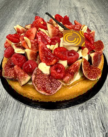 Sablé breton figues et framboises