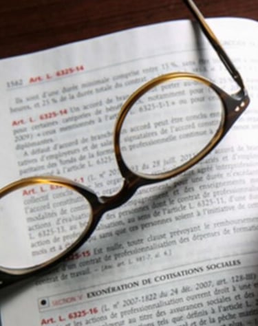 Lunette et code du travail