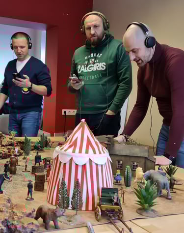 coachingo specialistai ir treneriai patiria laukinių vakarų nuotykius