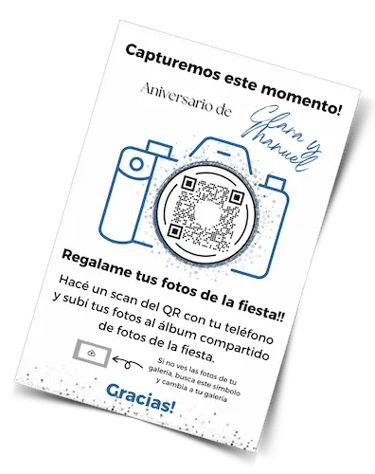 Invitación Web vista teléfono - celebra.click