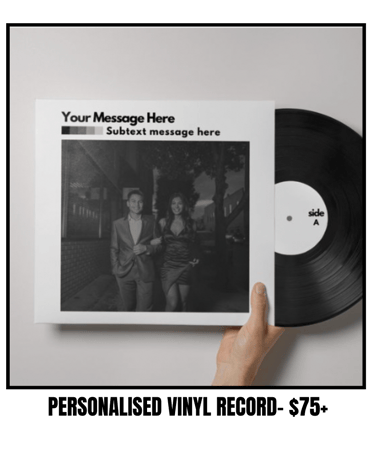 Custom 12" Vinyl Record - Handcrafted with Your Music and Artwork