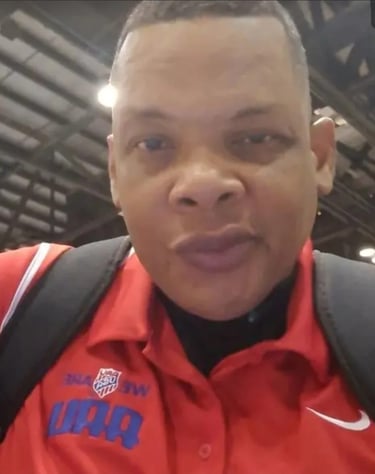 Coach Ant at AAU tournament
