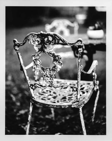 A picture of a garden chair. Creator: Slawek Dejneka