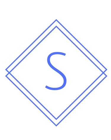Soli uk logo. Letter S in diamond