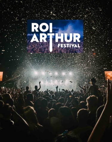 affiche festival de musique roi arthur