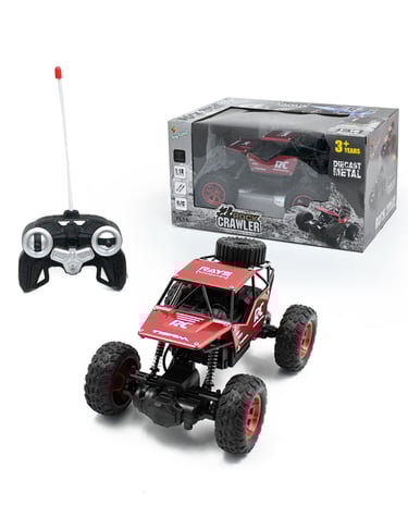 a remote control toy car with a remote control
