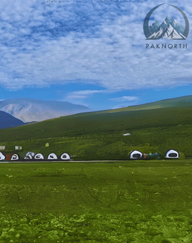 Glamping at deosai national park Pakistan