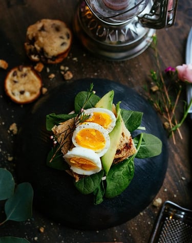 toast aux oeufs