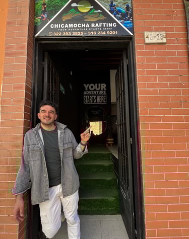 persona en chicamocha rafting oficina 