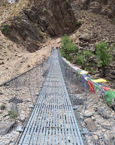 pont suspendu - dolpo