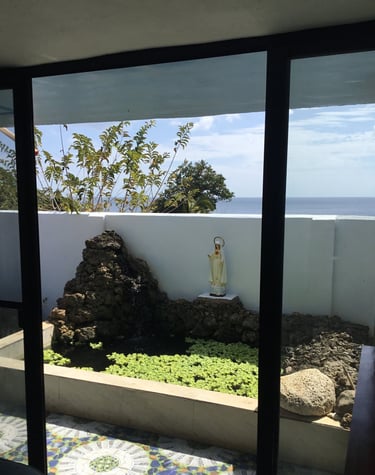 Fishpond at Callachuchi Homestay