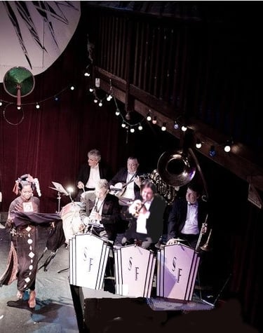 Sweet Follies jouant du swing années 1935 au Zébre de BellevilleZébre de Belleville