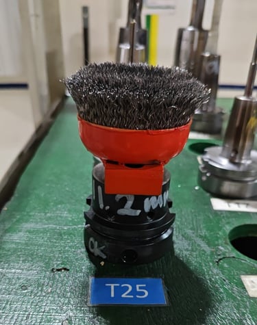 Carda para centro de maquinado CNC