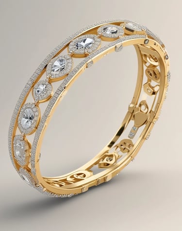 A luxurious necklace catching light with soft reflections on an ivory surface.