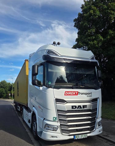Containertransport, Direkt Transport GmbH, Hafenanlagen, NRW