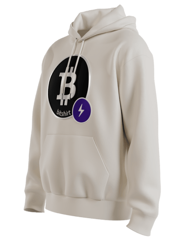 Hoodie Bitshirt Silicone Bitcoin "Nemesis Black".