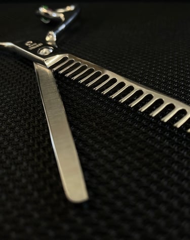 A sharpened tool being displayed