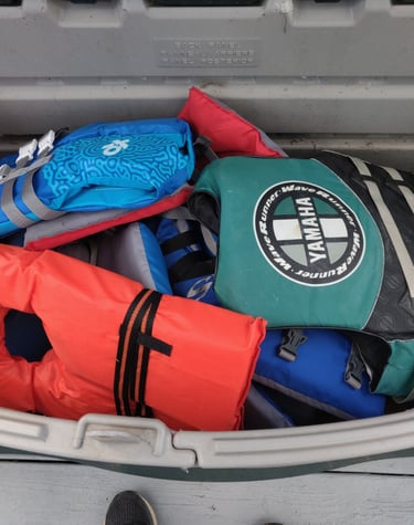 dockbox life jackets relax lakeside lake views southern michigan vrbo airbnb dock short term rental