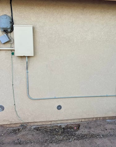 conduit electrical run