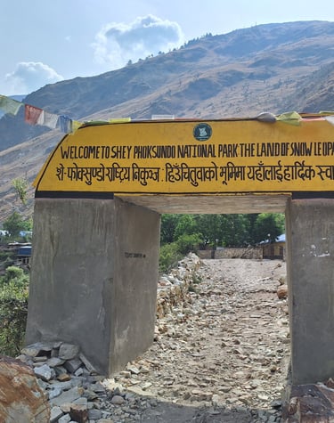 porte d'entrée du parc national
