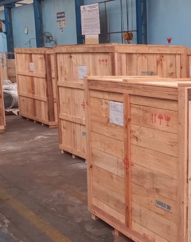 samudra biru mandiri, packing, palet plastik, palet kayu, box kayu, logistik